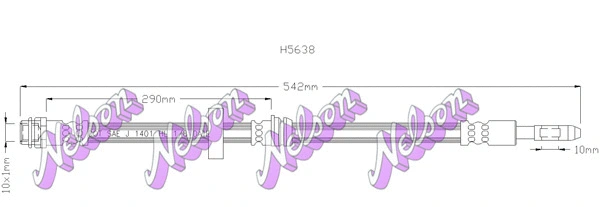 Brake Hose (H5638)