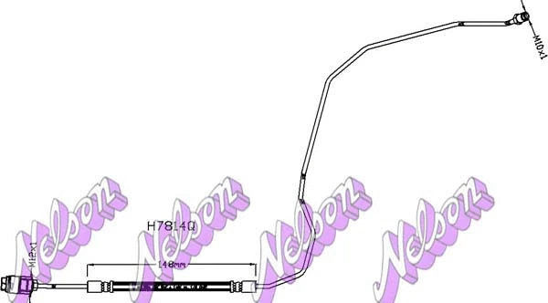 Brake Hose (H7814Q)