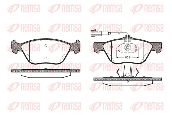 Brake Pad Set, disc brake (0589 32)
