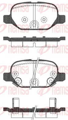 Brake Pad Set, disc brake (0727 32)