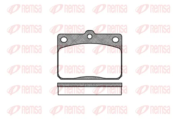 Brake Pad Set, disc brake (0079 40)