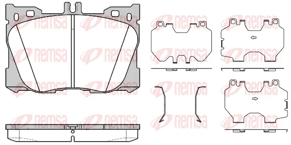 Brake Pad Set, disc brake (1705 00)