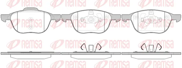 Brake Pad Set, disc brake (1082 00)