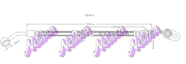 Brake Hose (H5464)