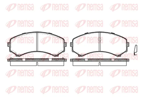 Brake Pad Set, disc brake (0396 00)