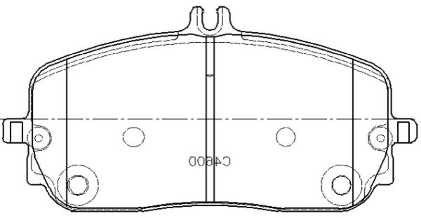 Brake Pad Set, disc brake (1826 05)