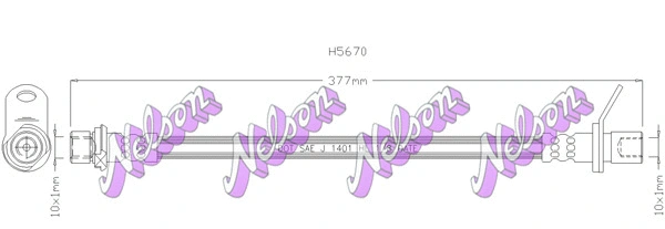 Brake Hose (H5670)