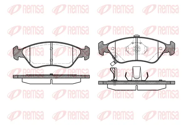 Brake Pad Set, disc brake (0648 02)