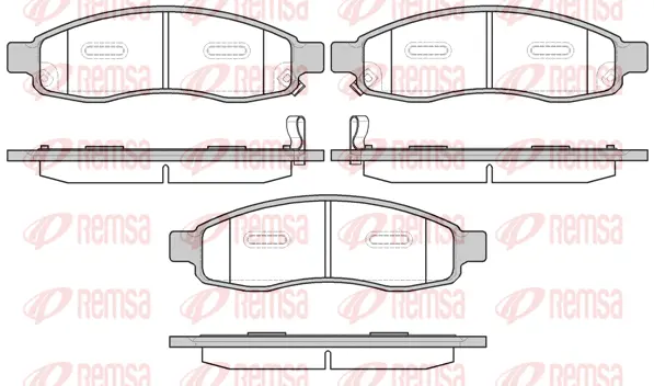Brake Pad Set, disc brake (1094 32)