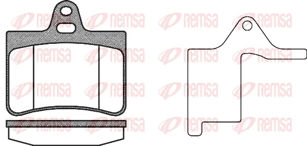 Brake Pad Set, disc brake (0830 20)