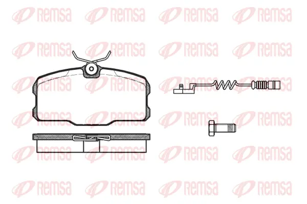 Brake Pad Set, disc brake (0207 12)