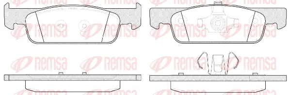 Brake Pad Set, disc brake (1540 00)
