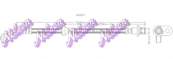 Brake Hose (H6007)