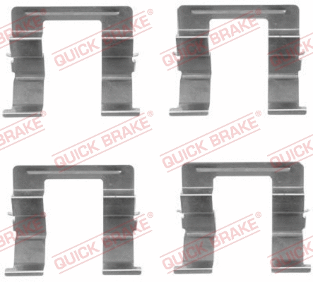 Accessory Kit, disc brake pad (109-1605)