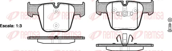 Brake Pad Set, disc brake (1218 00)