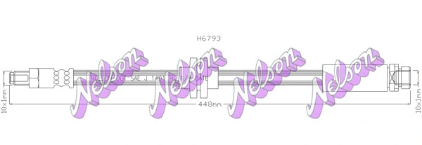 Brake Hose (H6793)