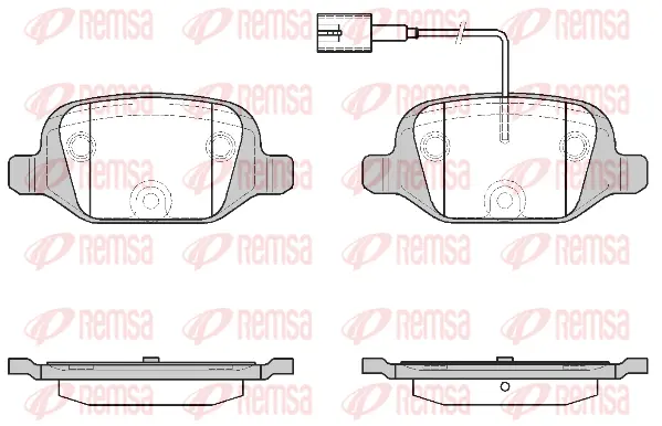 Brake Pad Set, disc brake (0727 12)