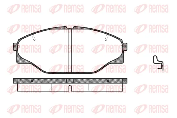 Brake Pad Set, disc brake (0314 04)