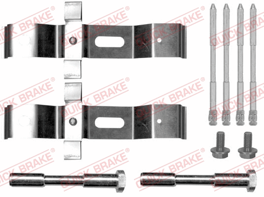 Accessory Kit, disc brake pad (109-0072)