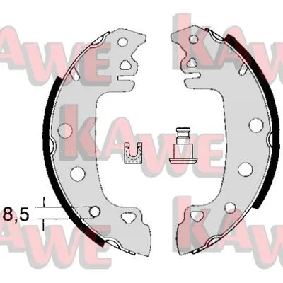 Brake Shoe Set (00770)