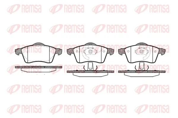Brake Pad Set, disc brake (0618 00)