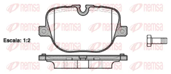 Brake Pad Set, disc brake (1408 00)