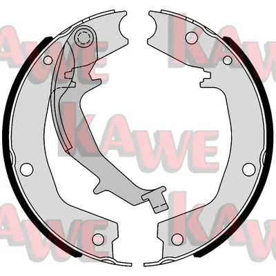 Brake Shoe Set, parking brake (01053)