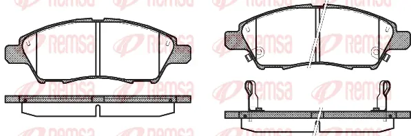 Brake Pad Set, disc brake (1210 02)