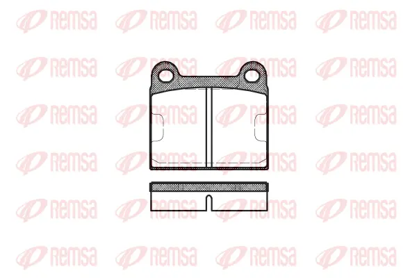 Brake Pad Set, disc brake (0006 60)