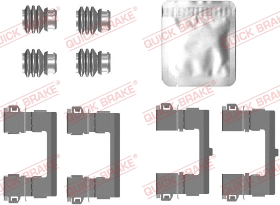 Accessory Kit, disc brake pad (109-0112)