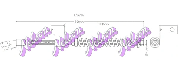 Brake Hose (H5636)