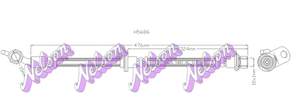 Brake Hose (H5686)