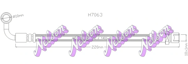 Brake Hose (H7063)
