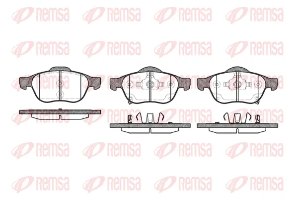 Brake Pad Set, disc brake (1054 02)