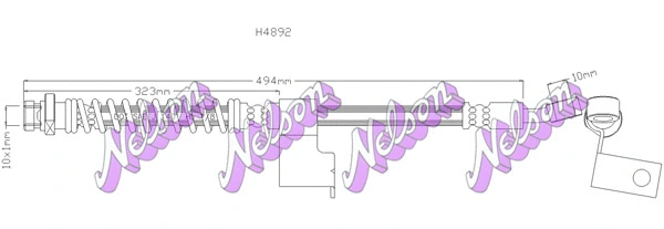 Brake Hose (H4892)