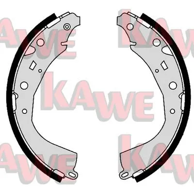 Brake Shoe Set, parking brake (09600)