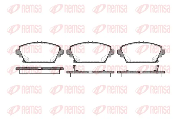 Brake Pad Set, disc brake (0694 02)
