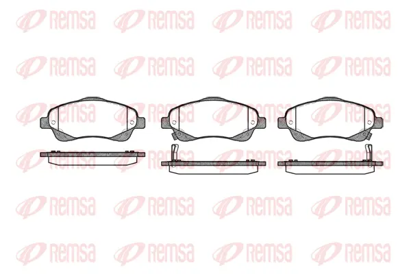 Brake Pad Set, disc brake (1046 02)