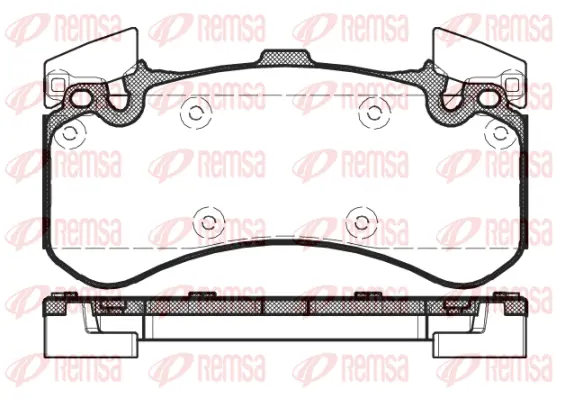 Brake Pad Set, disc brake (1463 00)