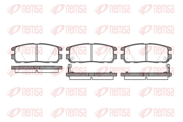 Brake Pad Set, disc brake (0426 12)
