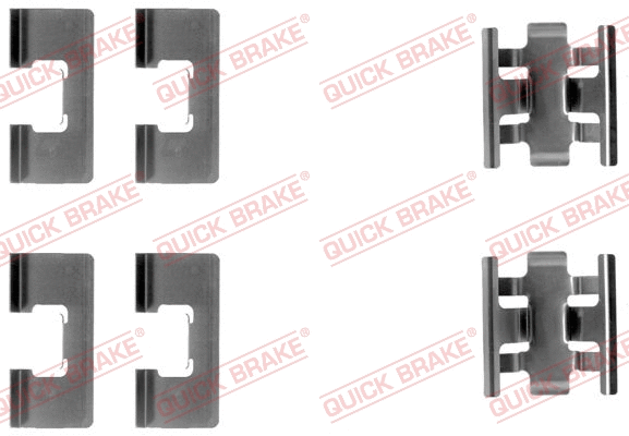 Accessory Kit, disc brake pad (109-1091)