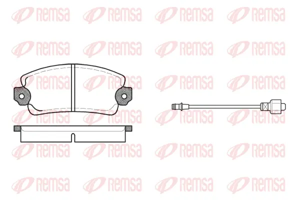 Brake Pad Set, disc brake (0025 12)