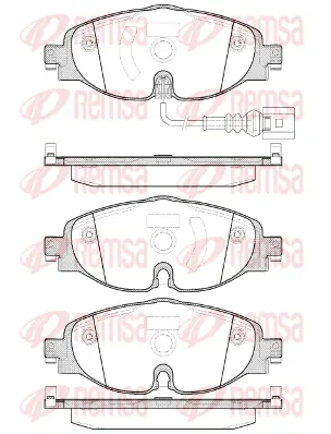 Brake Pad Set, disc brake (1515 01)