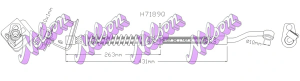 Brake Hose (H7189Q)