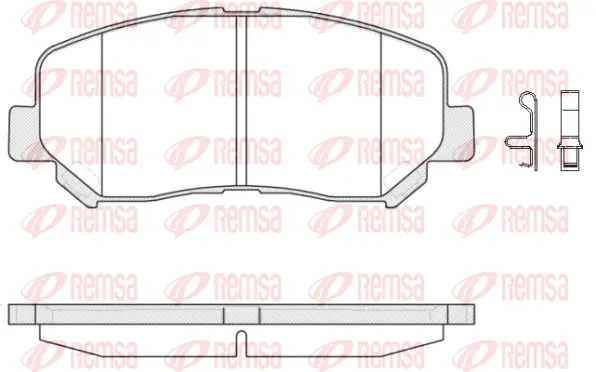 Brake Pad Set, disc brake (1513 02)