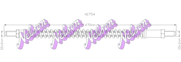 Brake Hose (H1754)