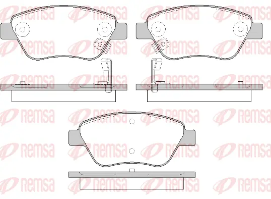 Brake Pad Set, disc brake (0858 41)