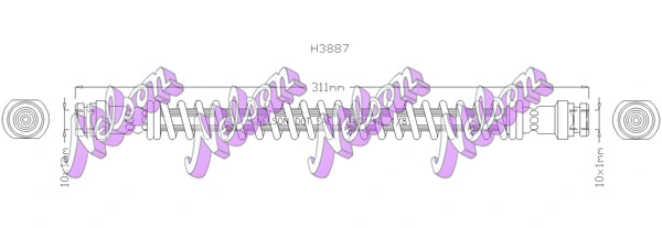 Brake Hose (H3887)