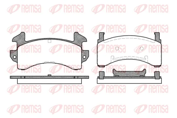 Brake Pad Set, disc brake (0543 00)