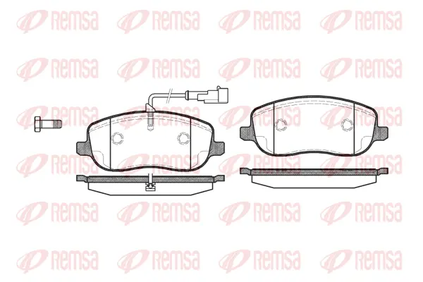 Brake Pad Set, disc brake (0879 31)